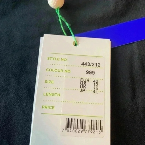 XDS Black Tennis/Golf Skort Size 12 - Picture 6 of 7